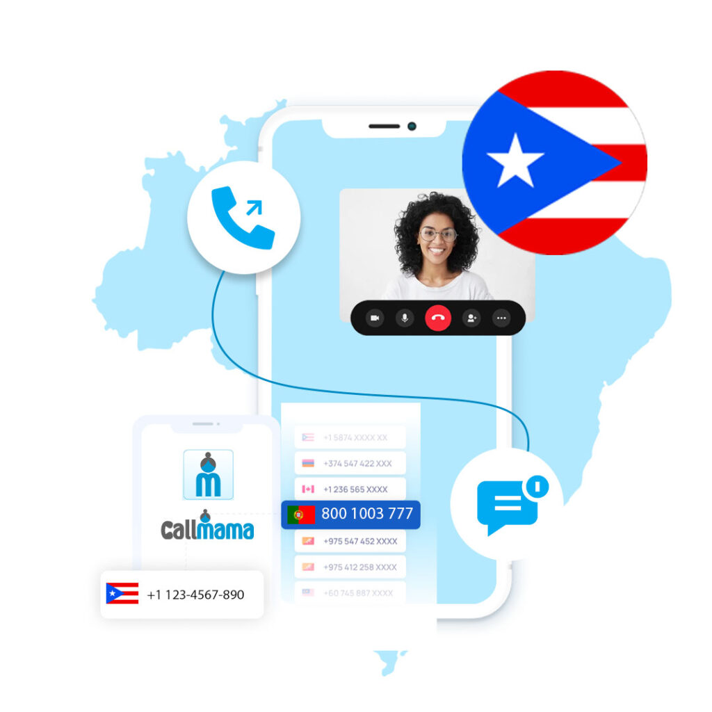 Puerto Rico Virtual Phone Number