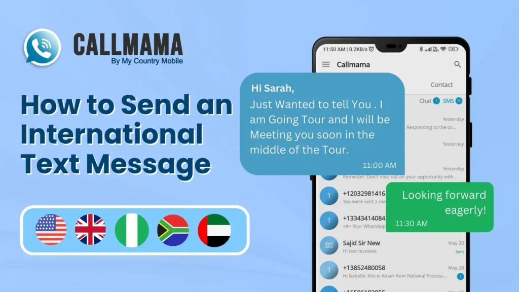 International Text Message