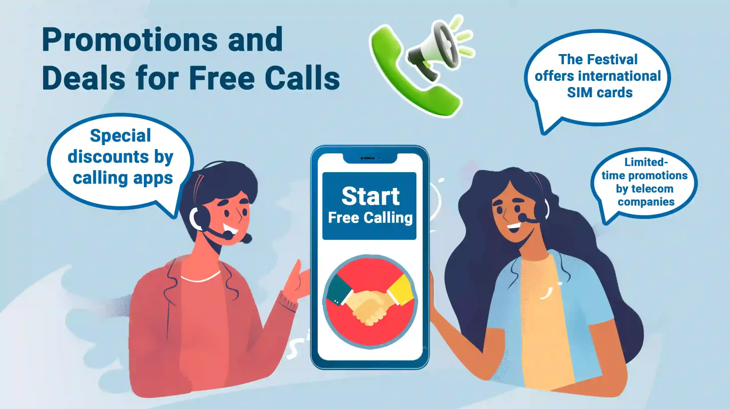 Promotions and Deals for Free Calls