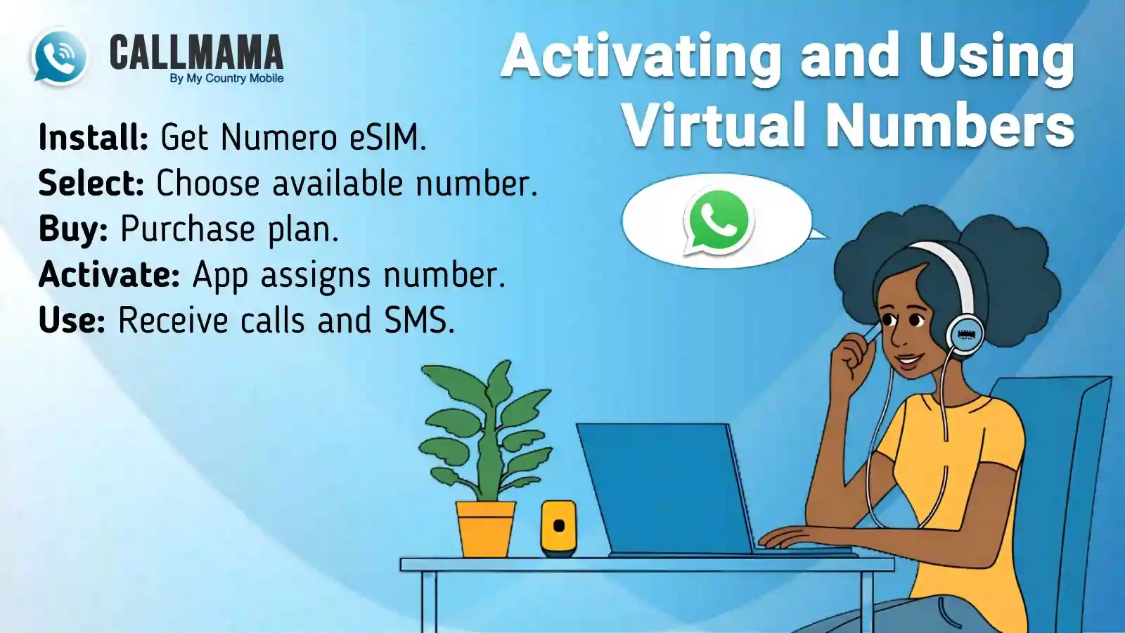 Activating and Using Virtual Numbers