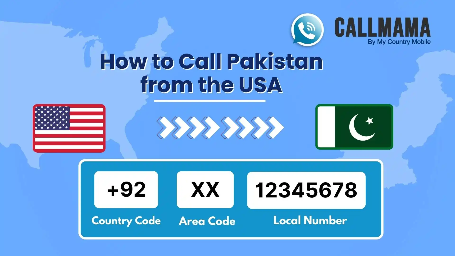Call Pakistan from the USA