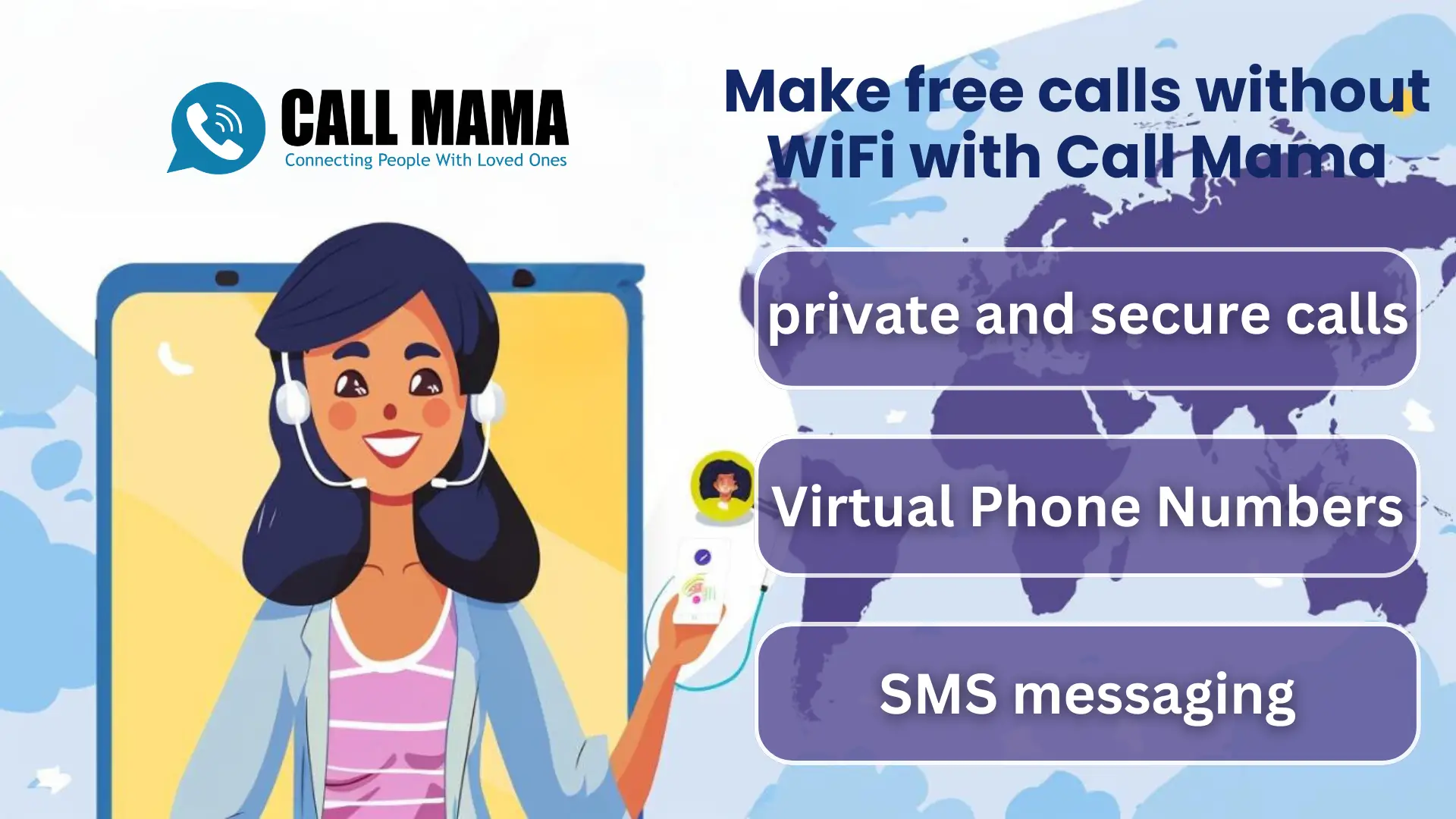 Make free calls without WiFi with Call Mama