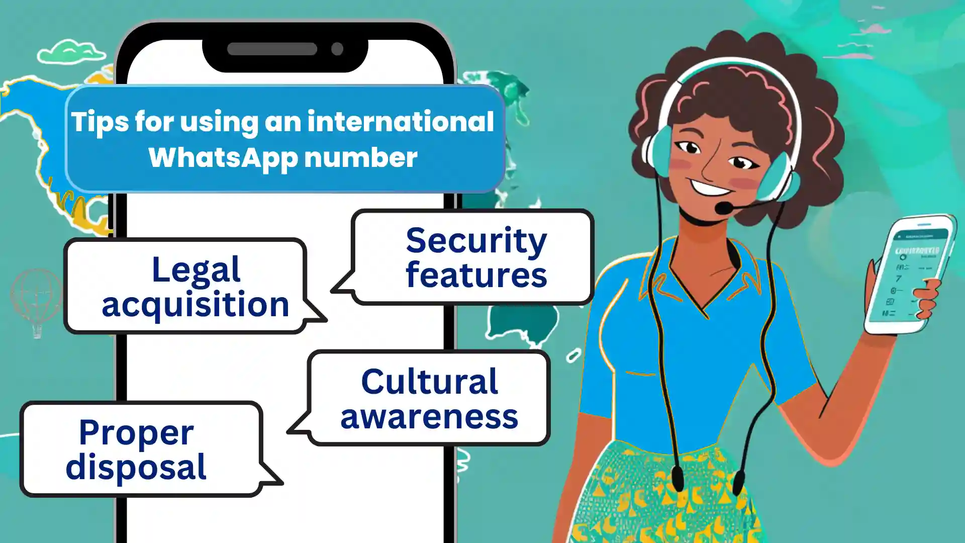 Tips for using an international WhatsApp number
