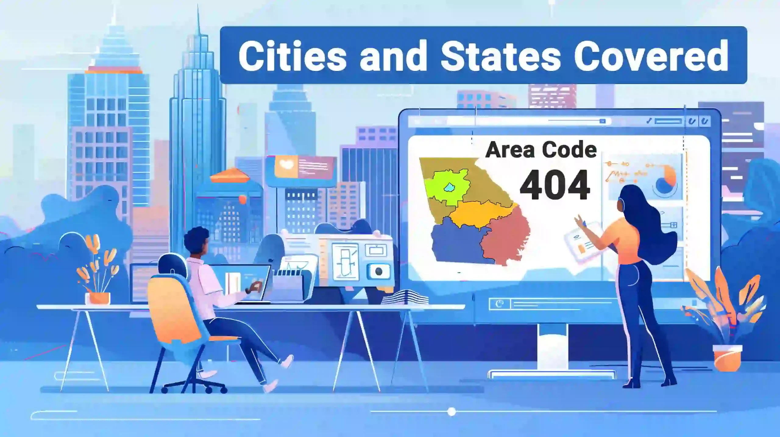 Cities and States Covered by the 404 Area Code