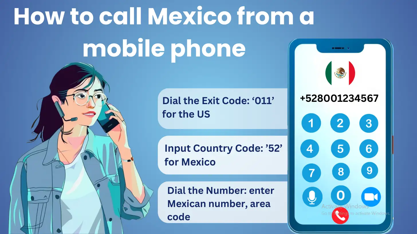 call Mexico from a mobile phone 