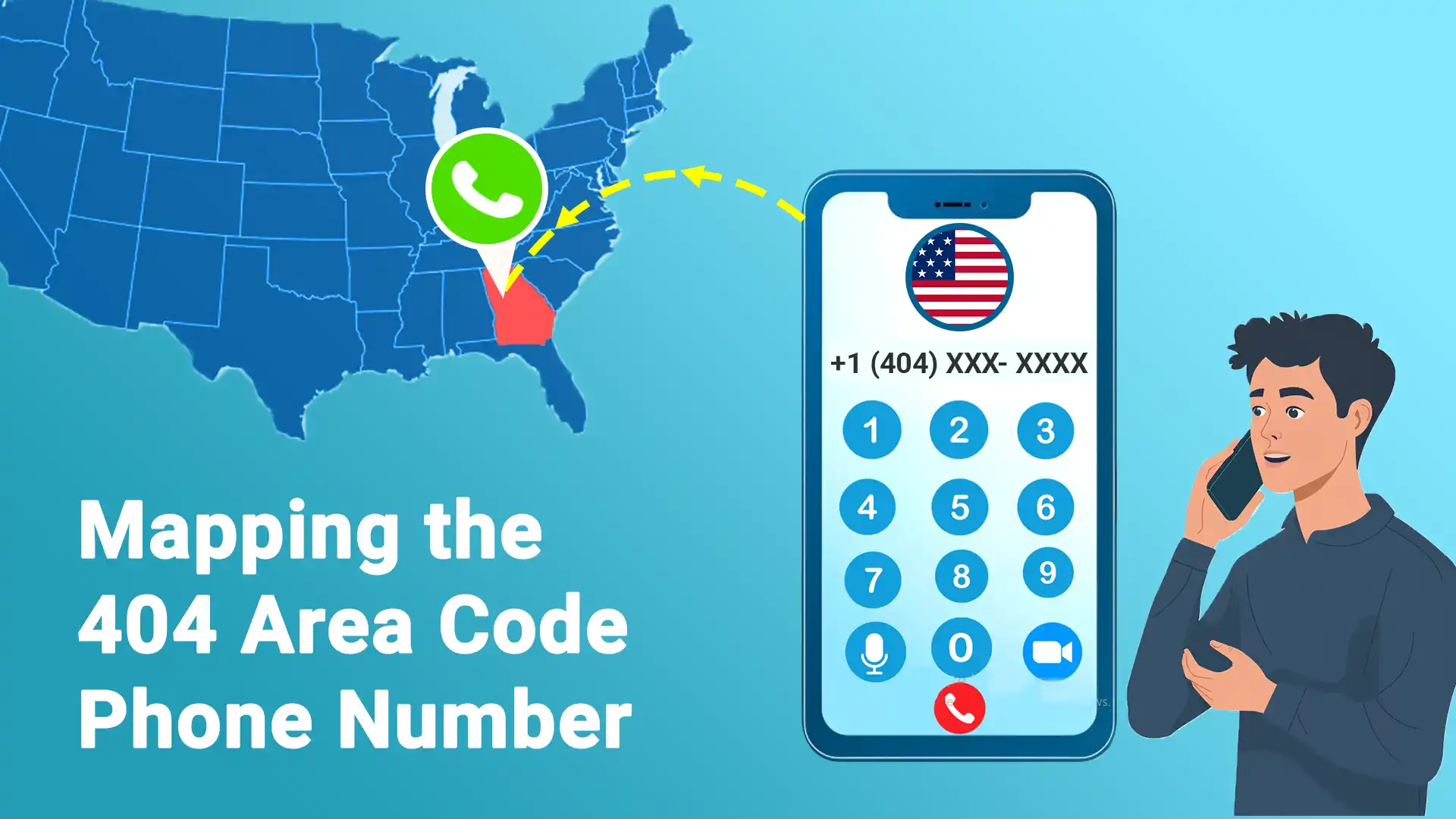 Mapping the 404 Area Code Phone Number