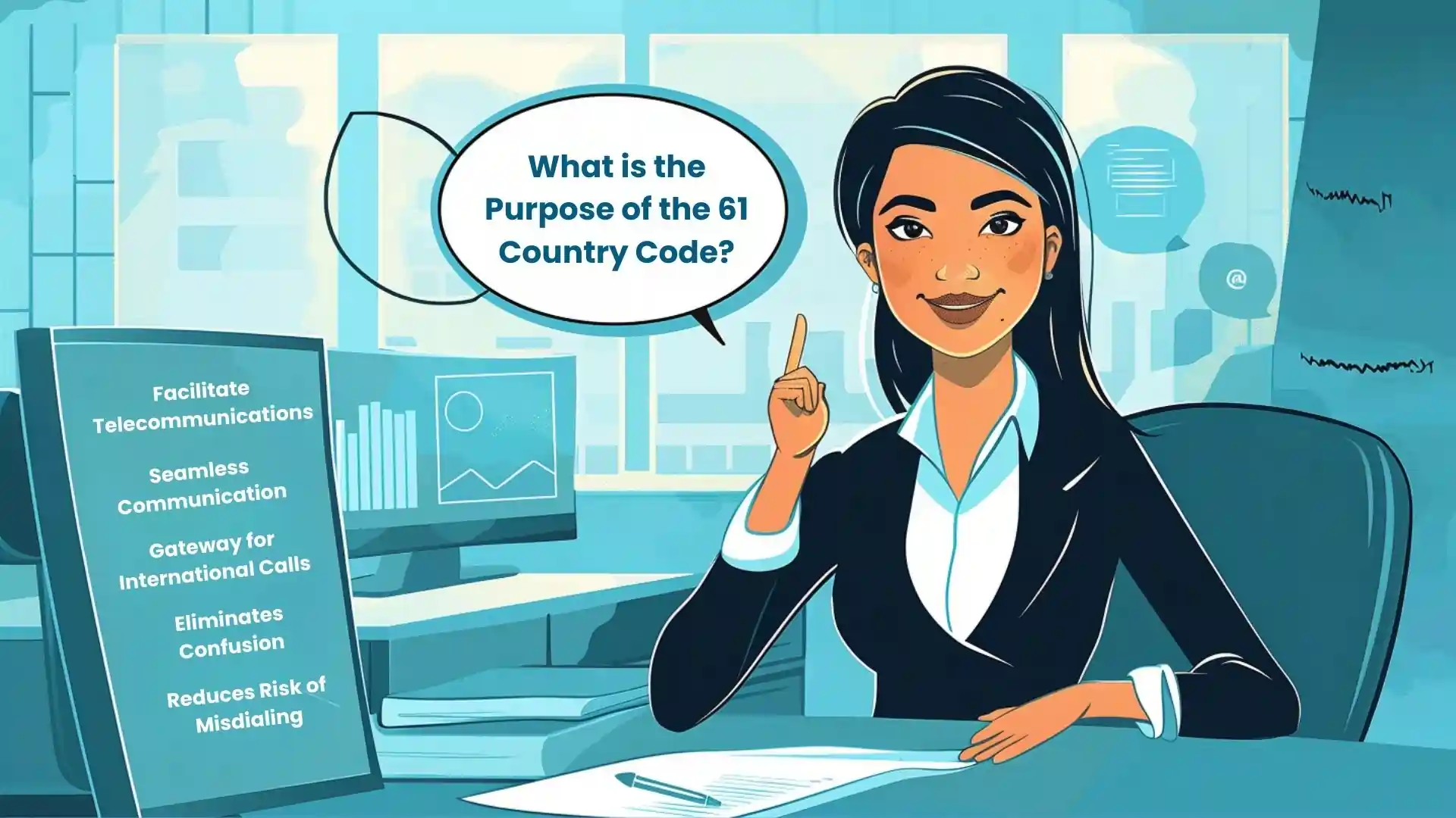 What is the Purpose of the 61 Country Code?