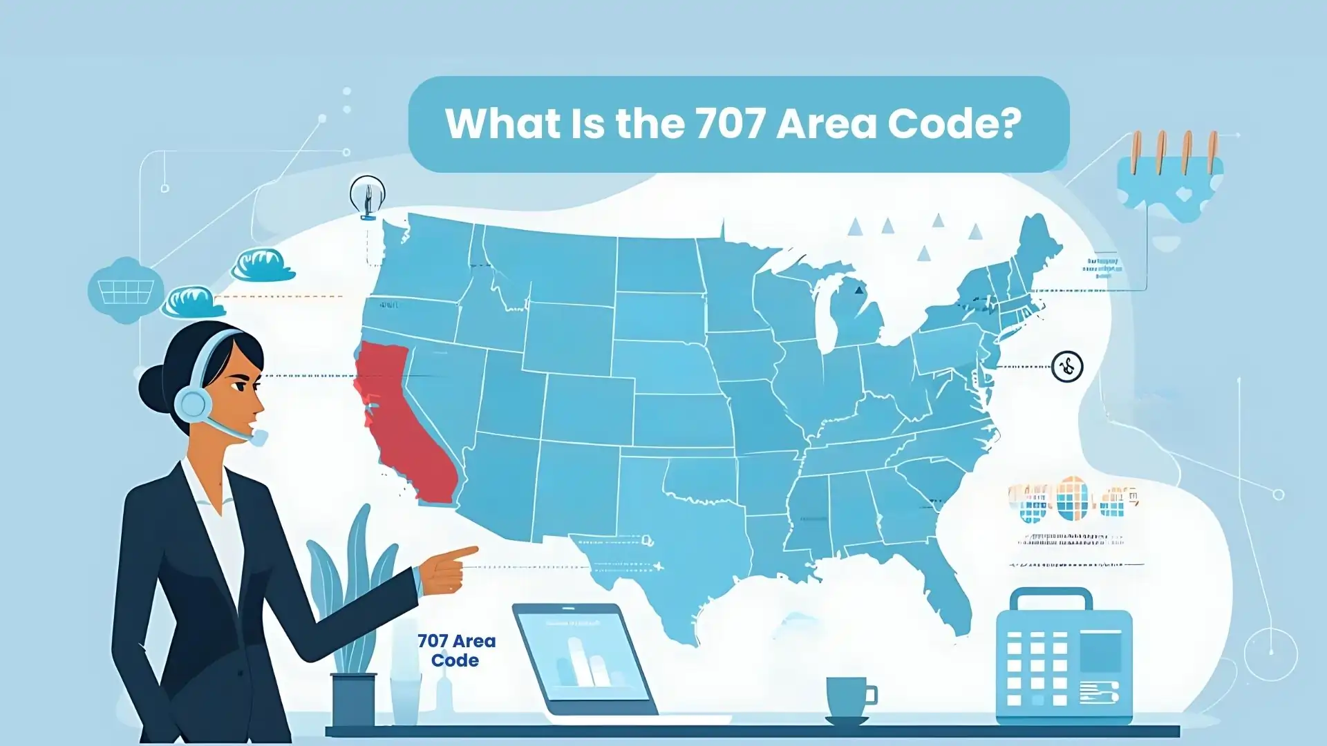 What Is the 707 Area Code?