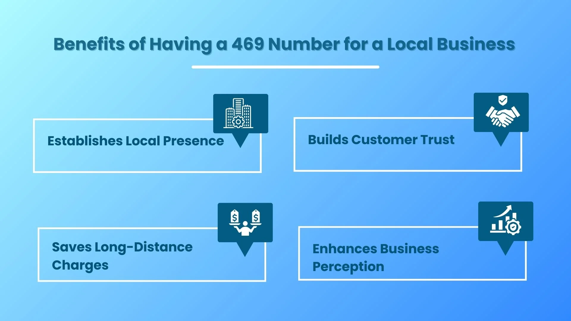 Benefits of Having a 469 Number for a Local Business?