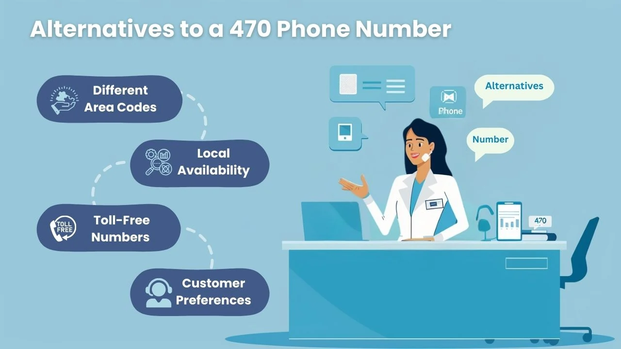 Alternatives to a 470 Phone Number