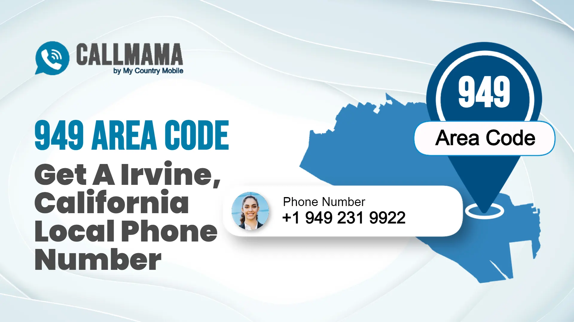 949 area code - Get a Irvine, California local phone number