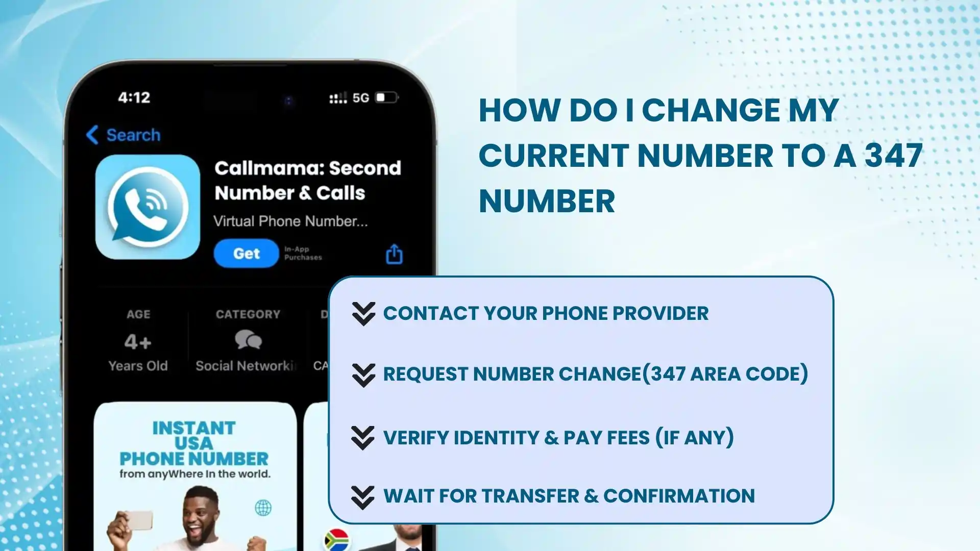 How Do I Change My Current Number to a 347 Number?