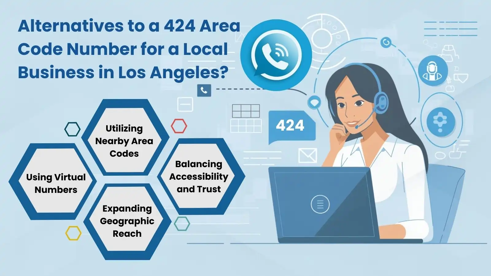 Alternatives to a 424 Area Code Number for a Local Business in Los Angeles?