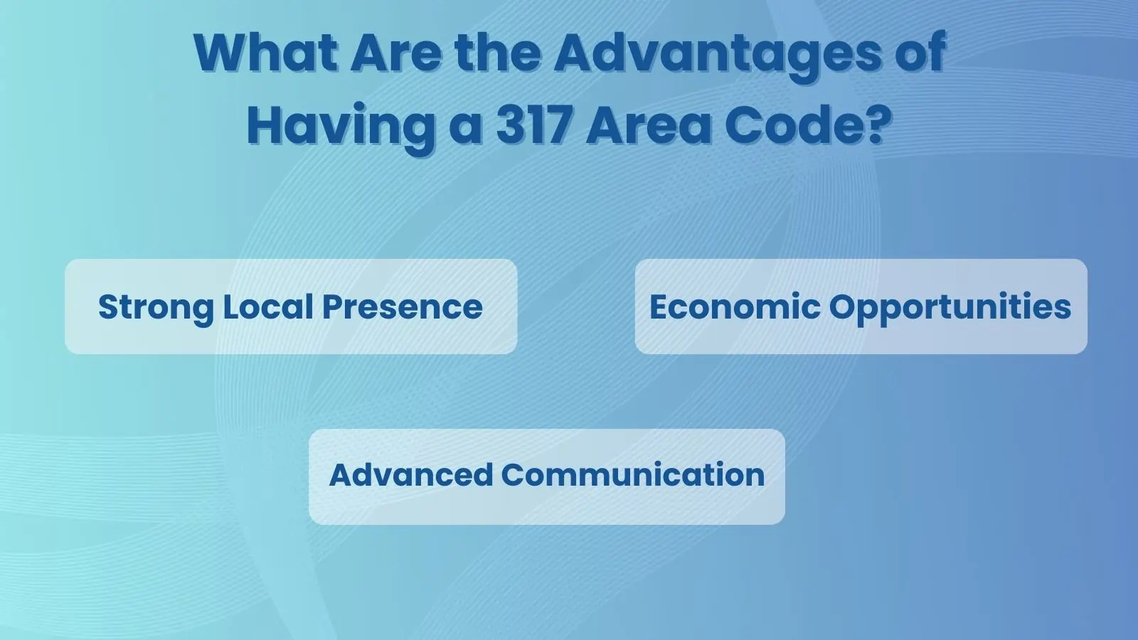 What Are the Advantages of Having a 317 Area Code