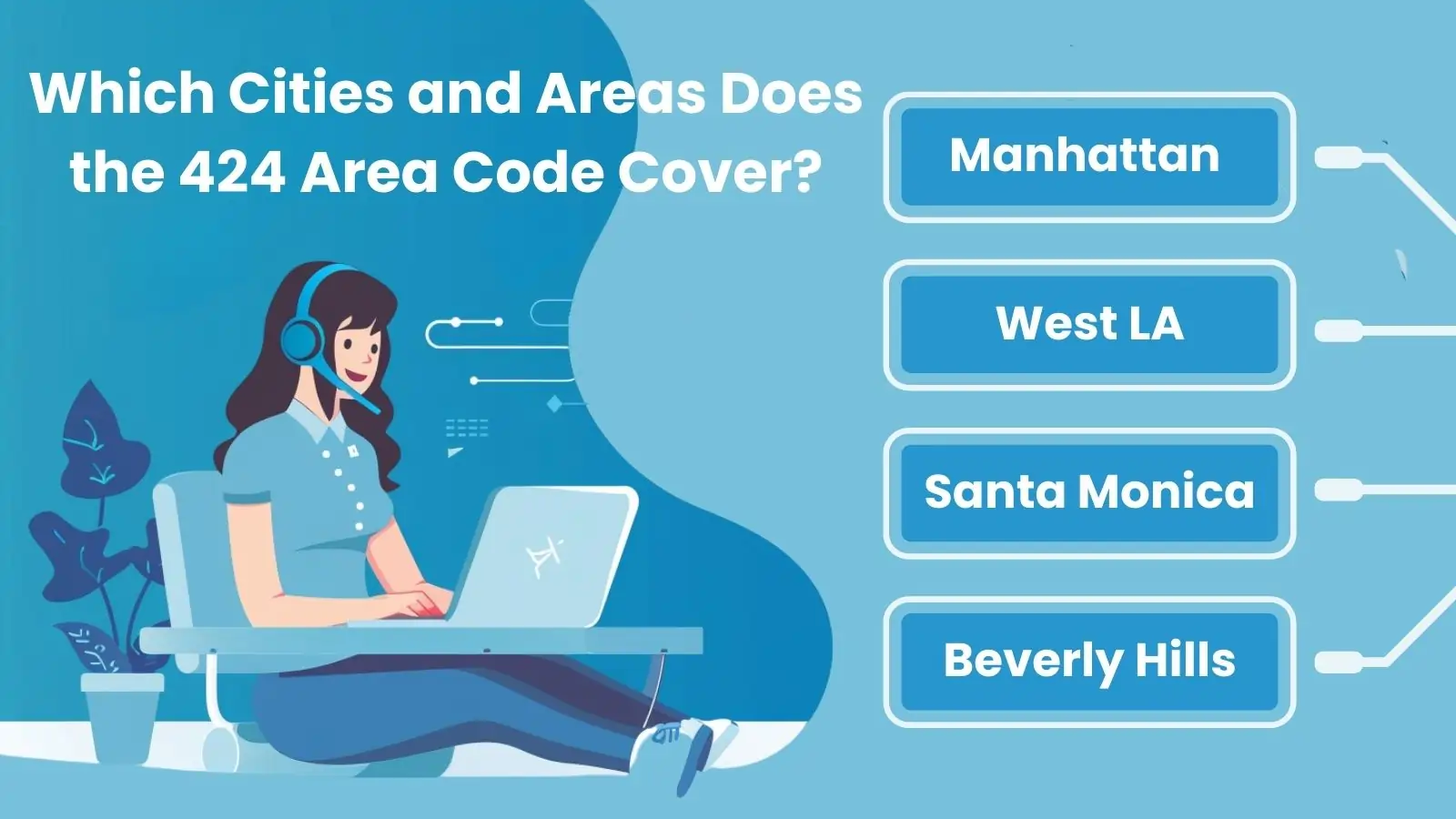 Which Cities and Areas Does the 424 Area Code Cover