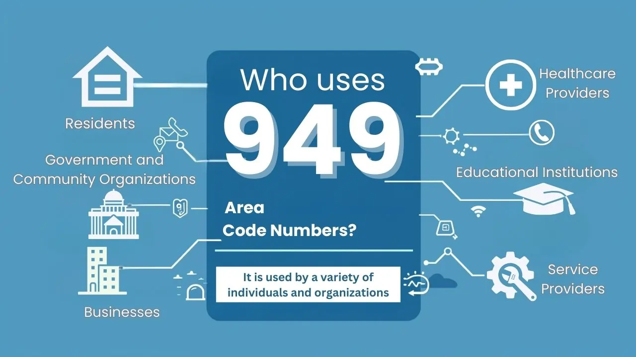 Who uses 949 Area Code Numbers