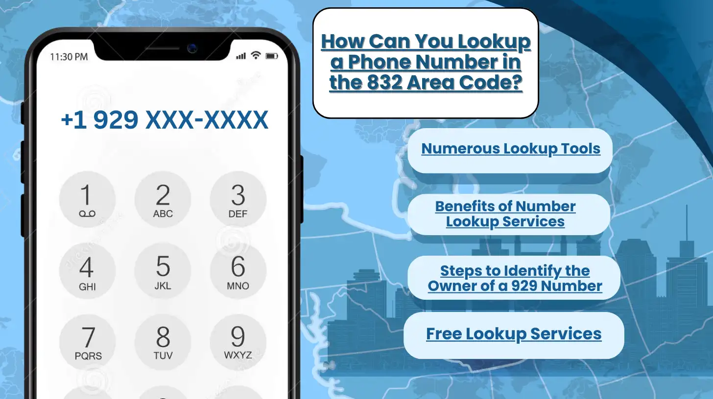 What Tools are Available for 929 Area Code Number Lookup?