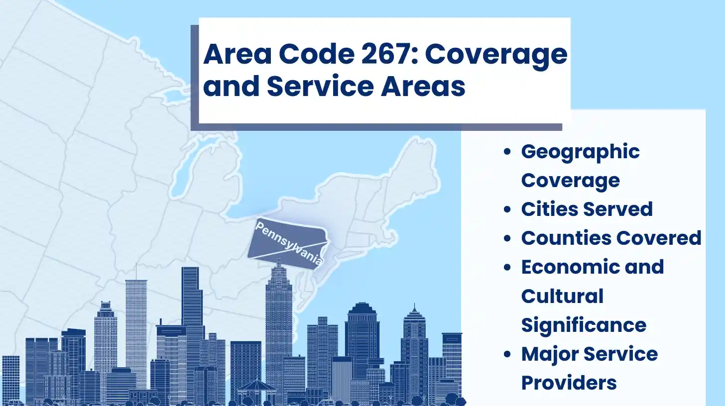 Area Code 267: Coverage and Service Areas