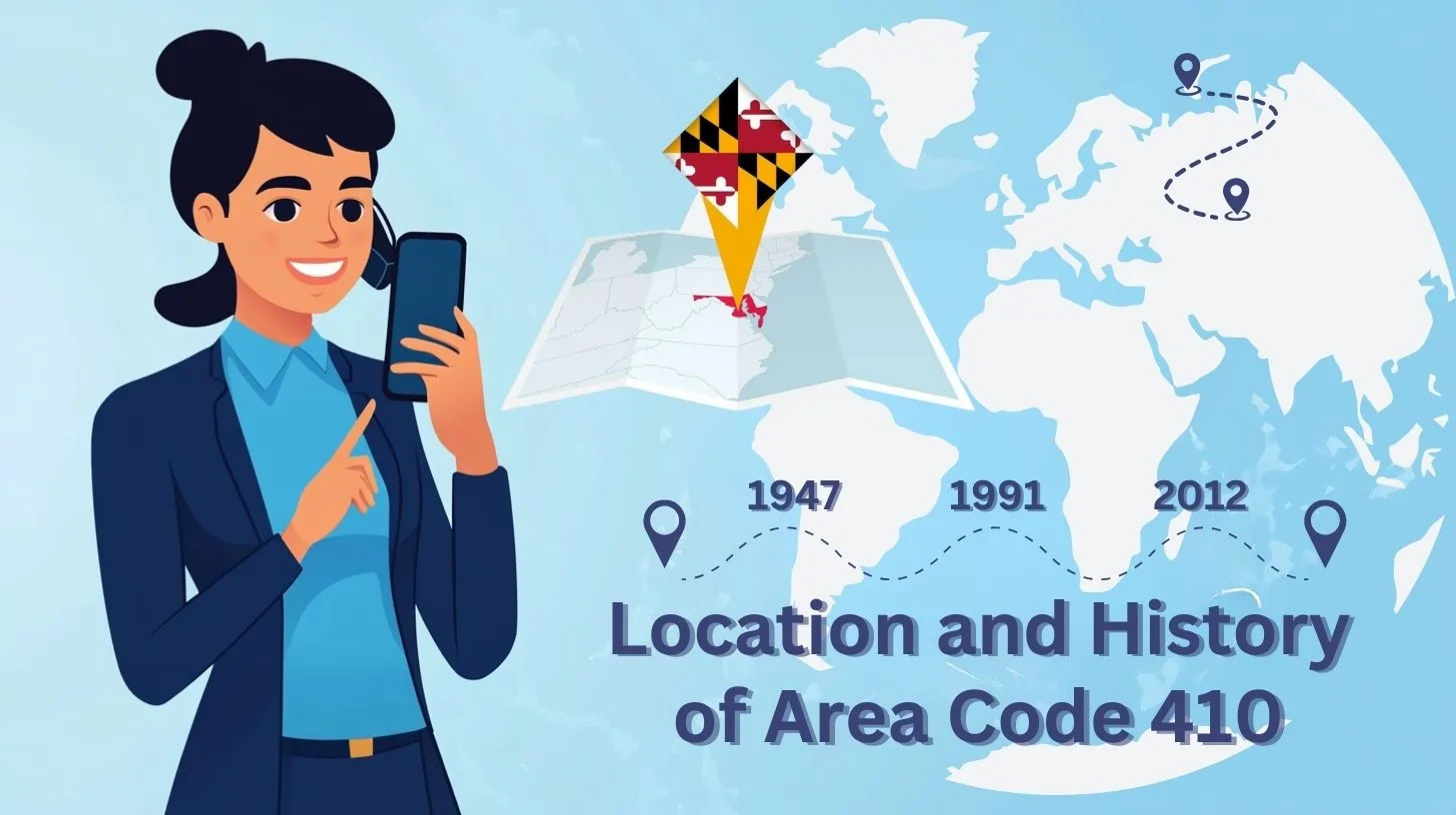 Location and History of Area Code 410