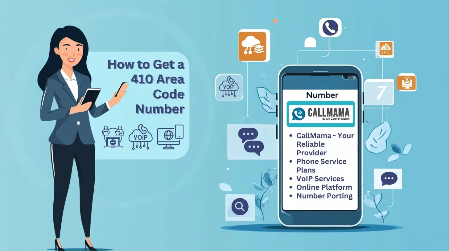 How to Get a 410 Area Code Number