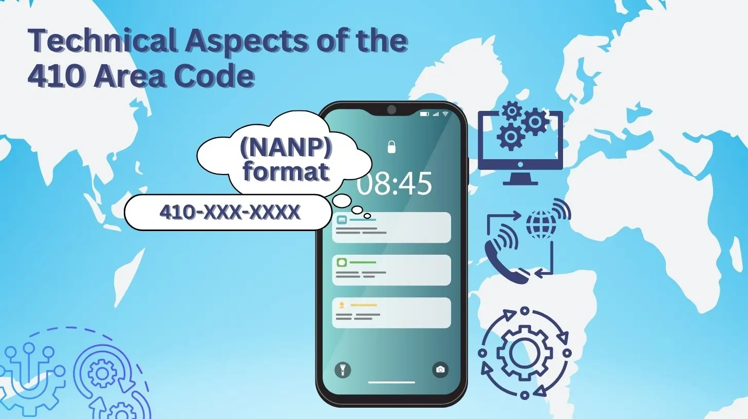 Technical Aspects of the 410 Area Code