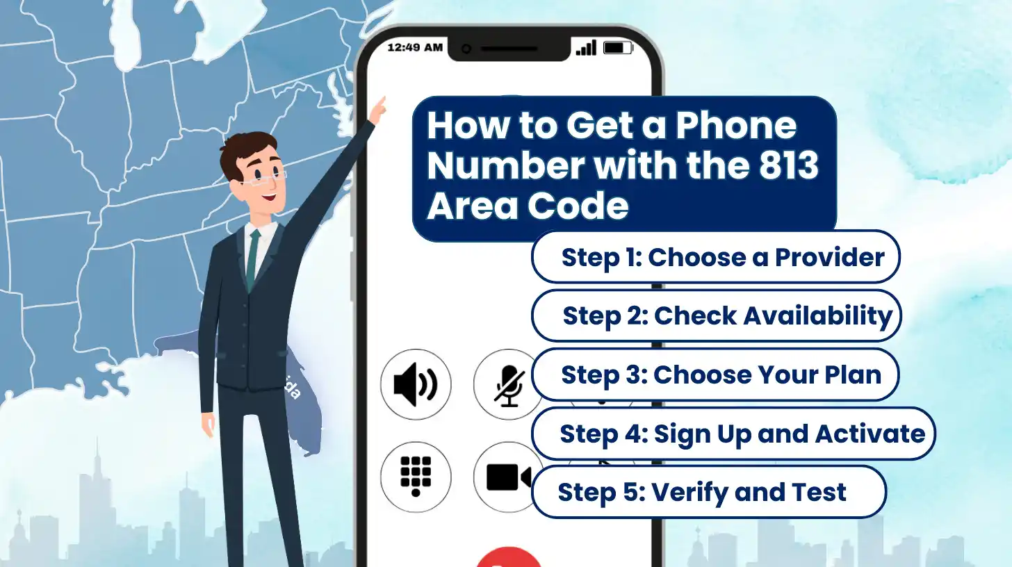 How to Get a Phone Number with the 813 Area Code