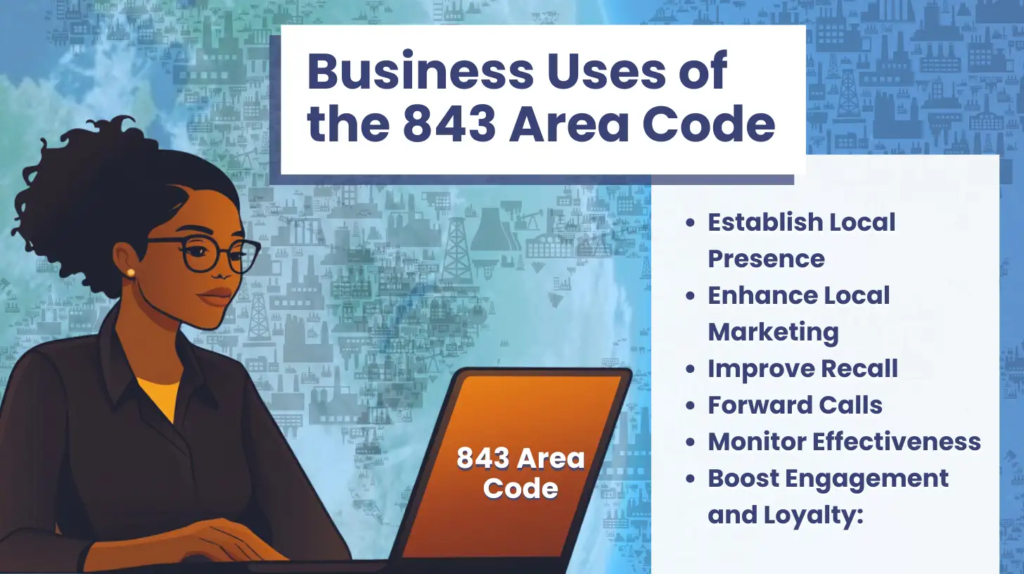 Business Uses of the 843 Area Code