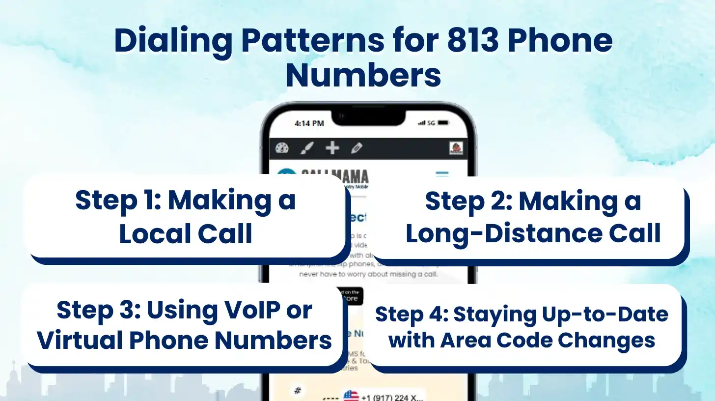 Dialing Patterns for 813 Phone Numbers