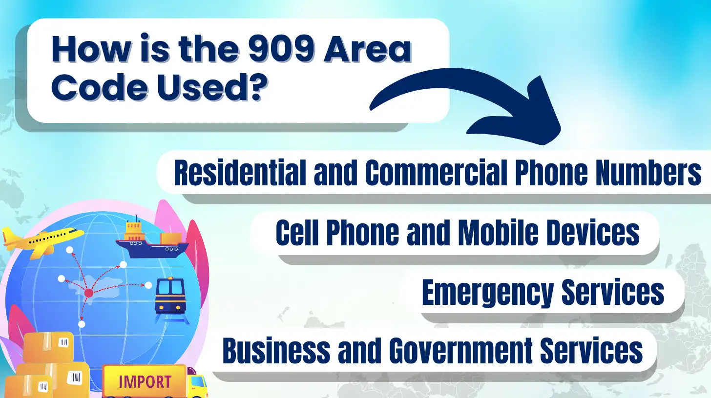 How is the 909 Area Code Used?