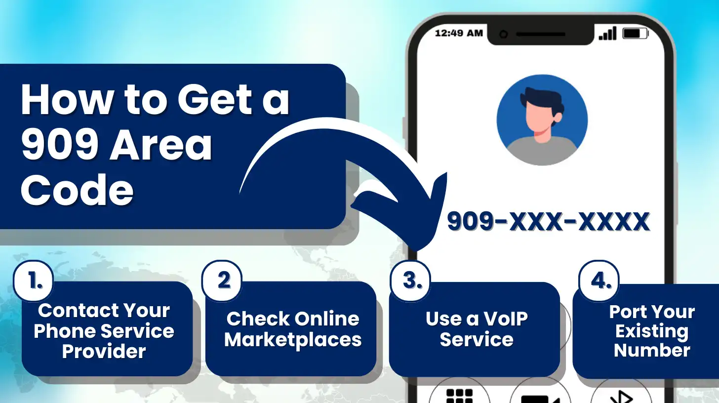 How to Get a 909 Area Code