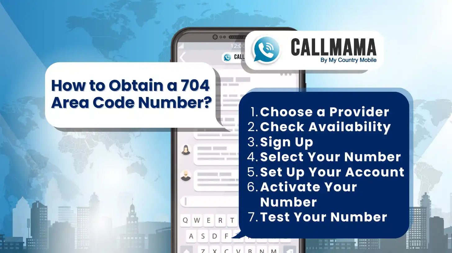 How to Obtain a 704 Area Code Number