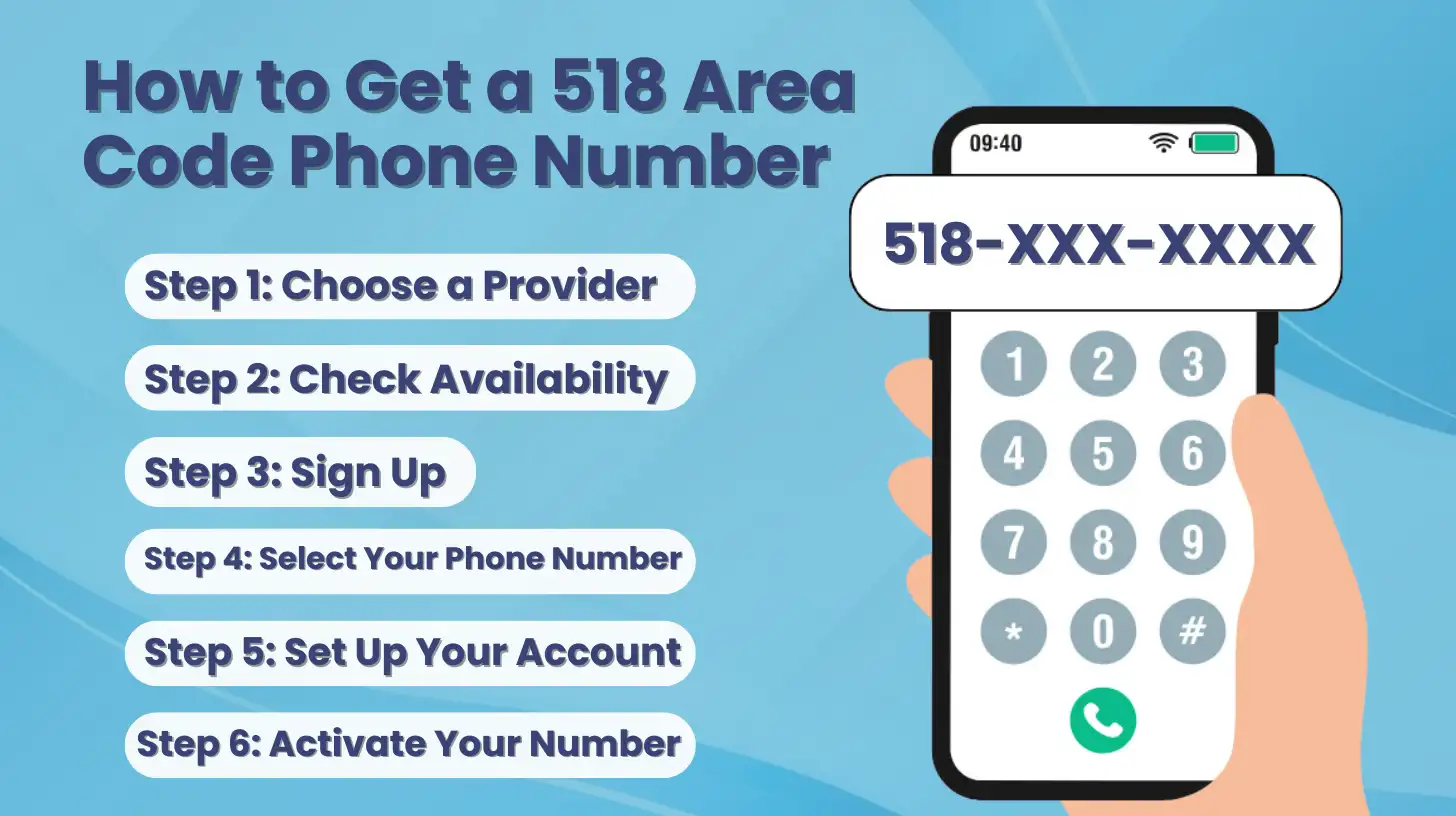 How to Get a 518 Area Code Phone Number