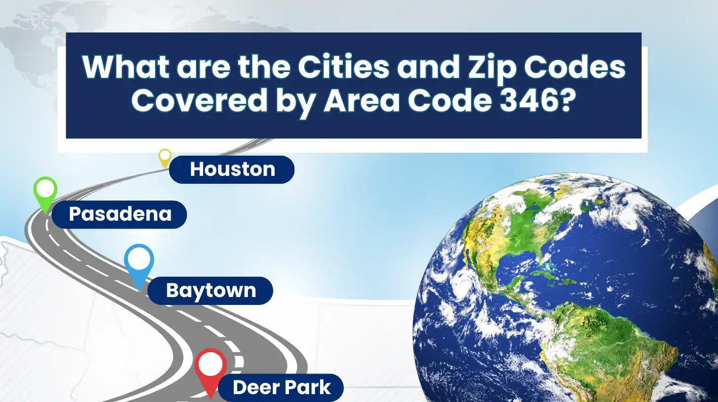 What are the Cities and Zip Codes Covered by Area Code 346?