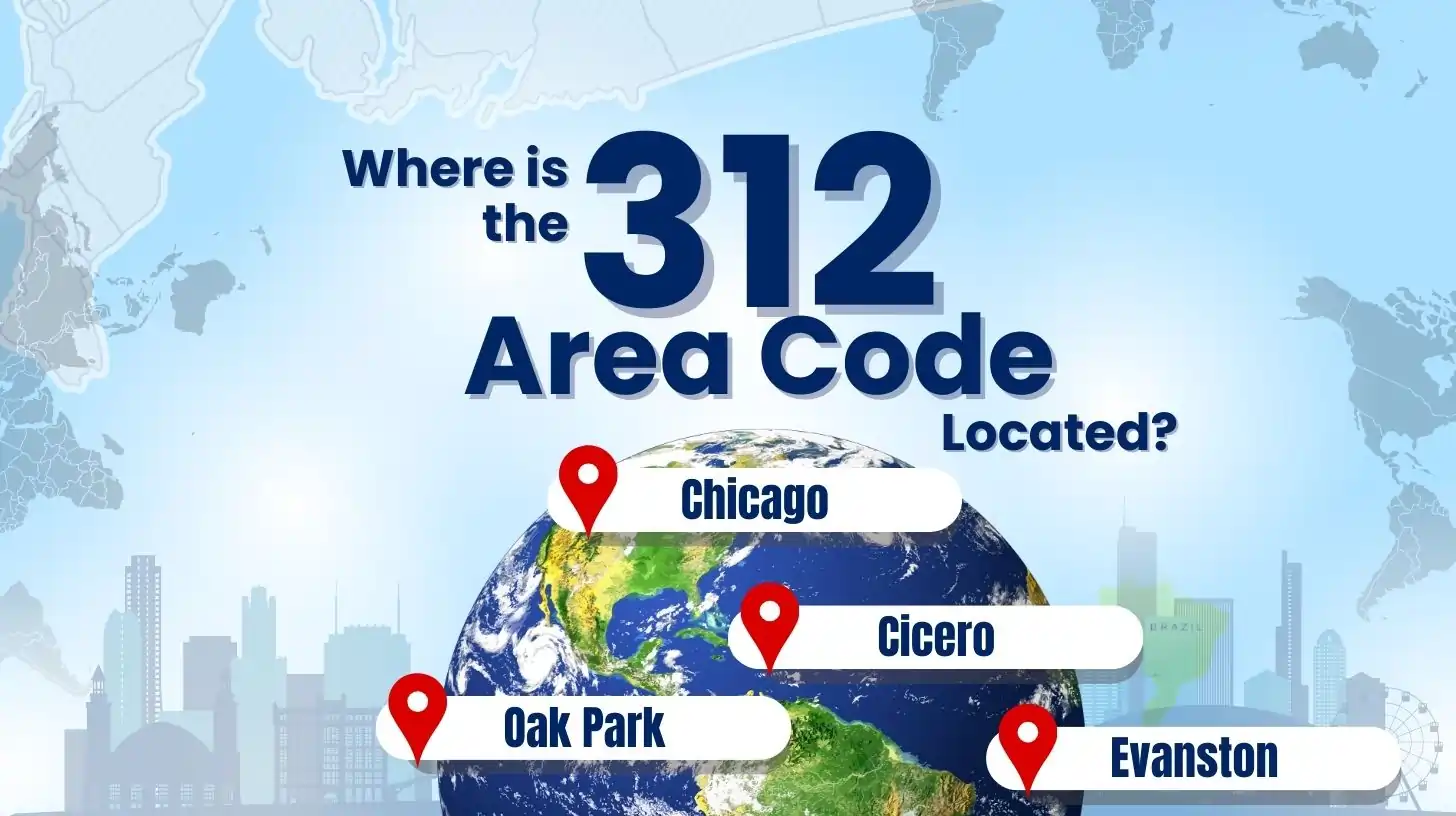 Where is the 312 Area Code Located?