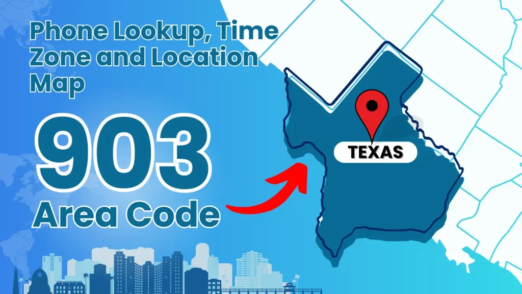 903 Area Code - Phone Lookup, Time Zone and Location Map