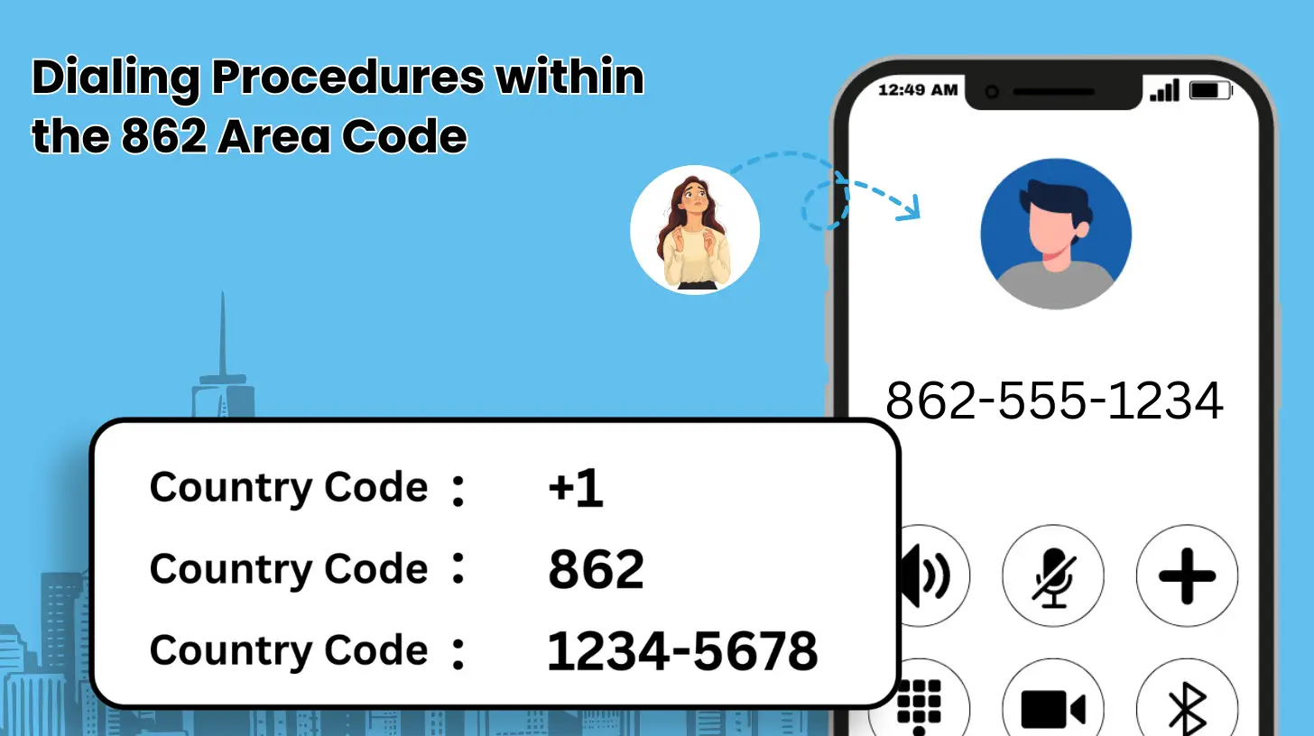 Dialing Procedures within the 862 Area Code