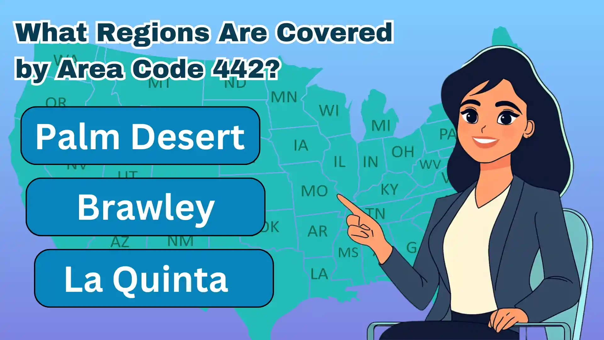 What Regions Are Covered by Area Code 442