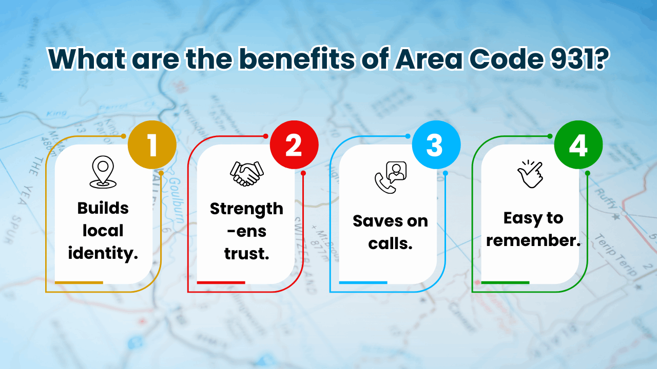 What are the benefits of Area Code 931