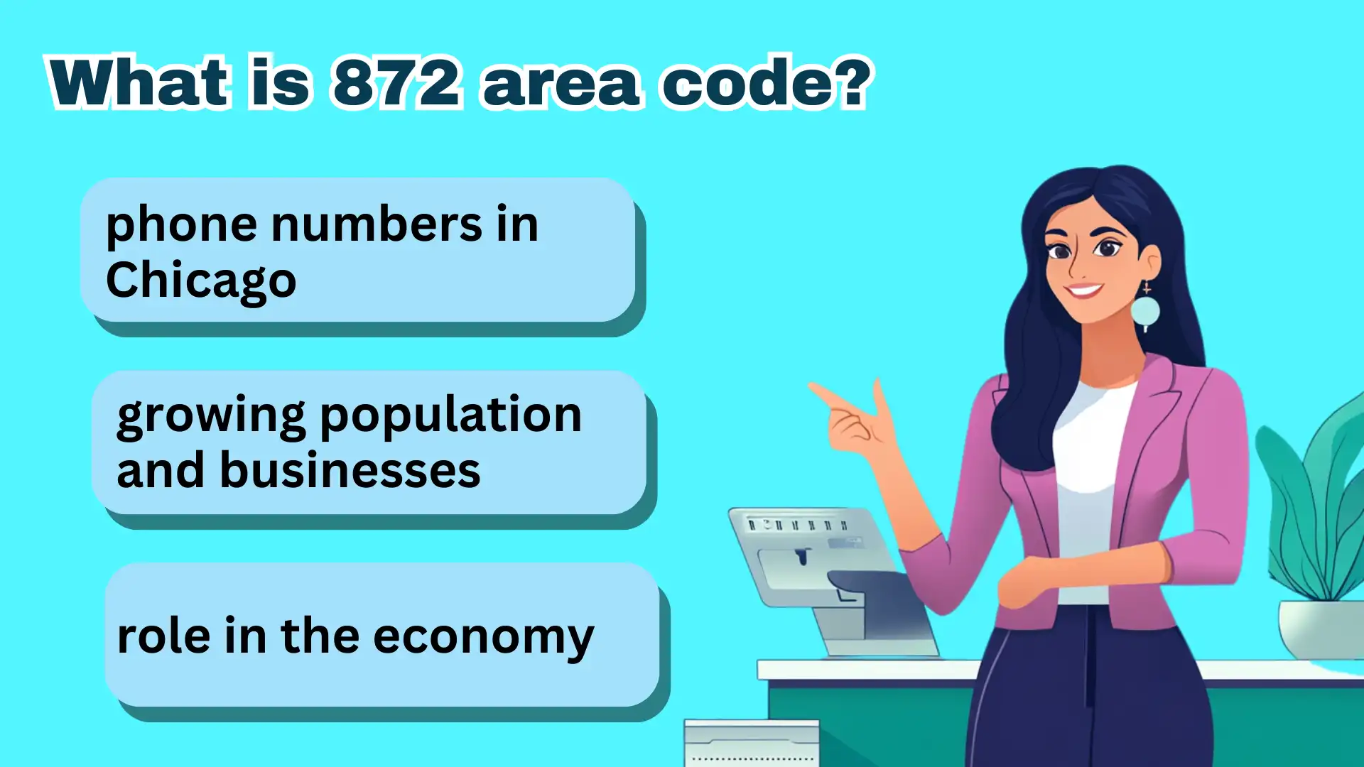 What is 872 area code?