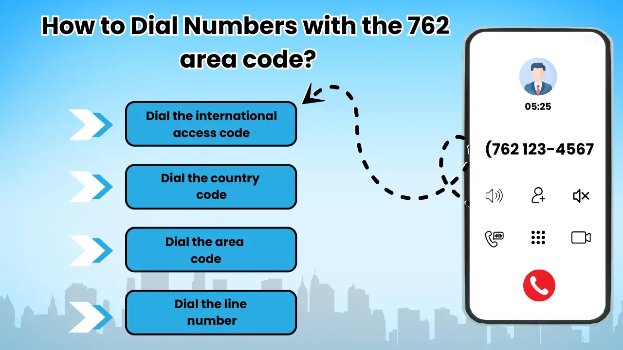 How to Dial Numbers with the 762 area code