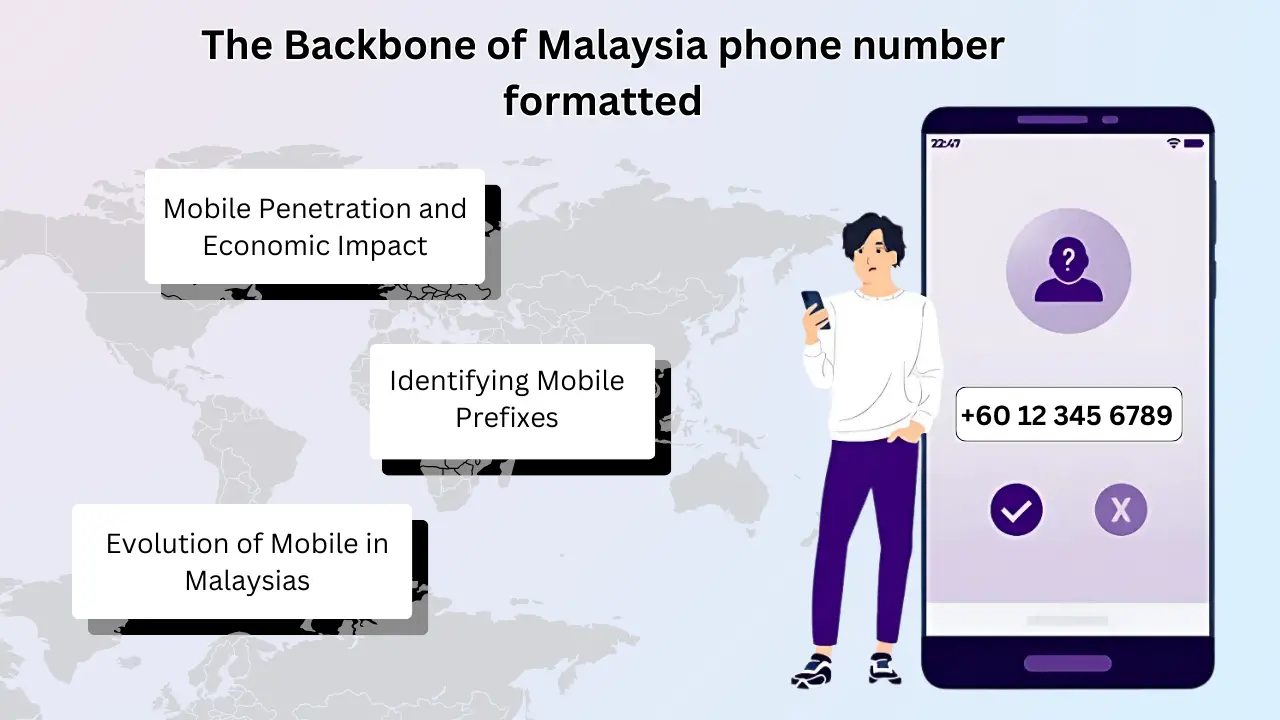 Mobile Numbers The Backbone of Malaysia phone number formatted